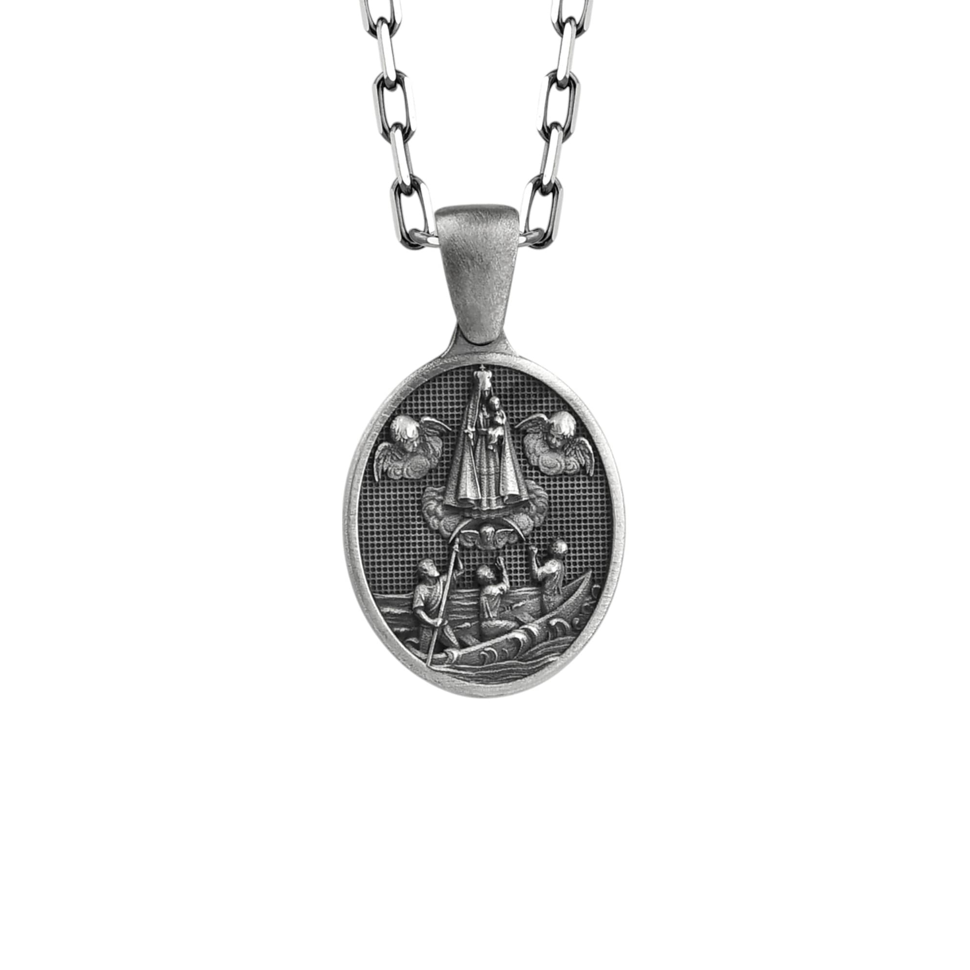 The Rollerstone Virgin Mary Necklace 925k Sterling Silver with Chain for Women jewellery