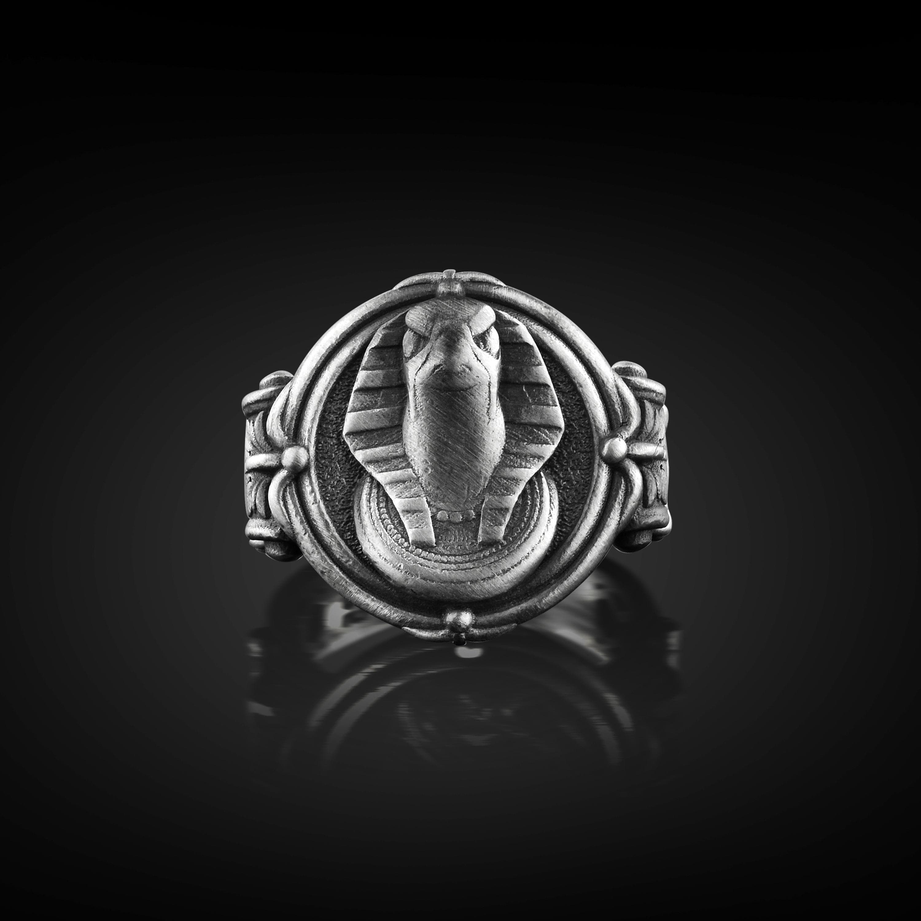 The Rollerstone Sun God Of Ancient Egypt Silver Men Ring, Egyptian Goddess Ra Sterling Silver Men Fantasy Rings, Mythology Goddess Gift Birthday Jewelry jewellery