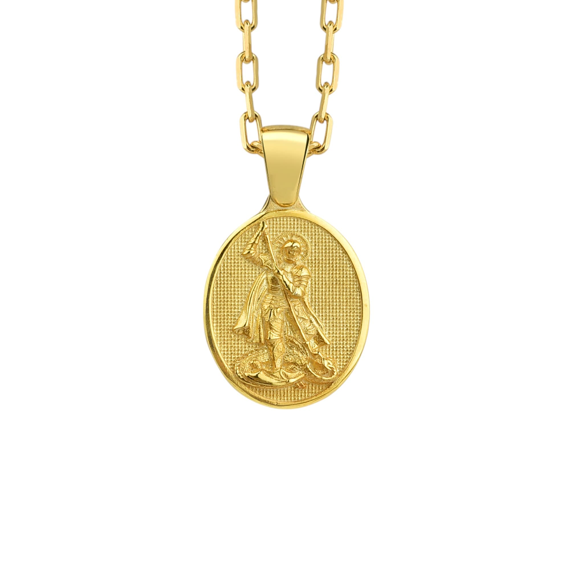 The Rollerstone Saint George Necklace 925k Silver with Chain for Women jewellery