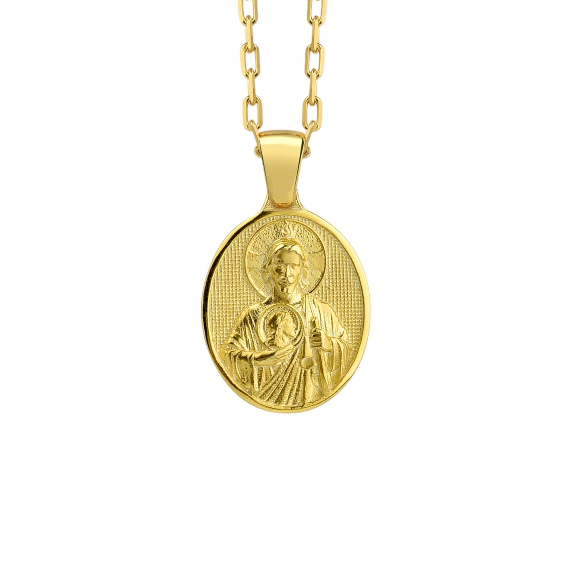 The Rollerstone Saint Jude Necklace 925k Sterling Silver with Chain for Women jewellery